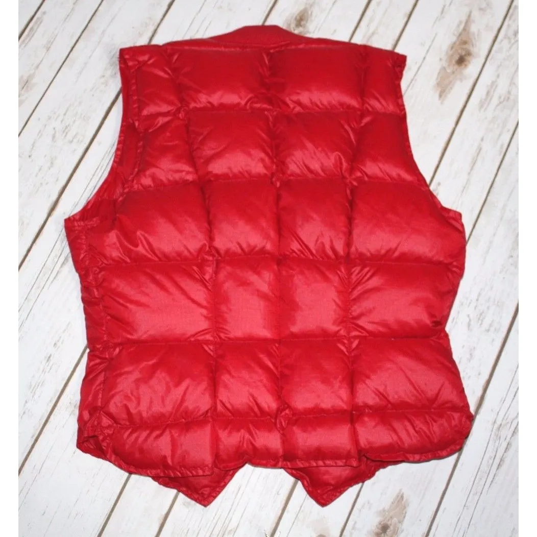 Vtg Goose Down Vest Eddie Bauer Womens XS S 14 Quilted Puffer Barn Chore Hiking - Image 6