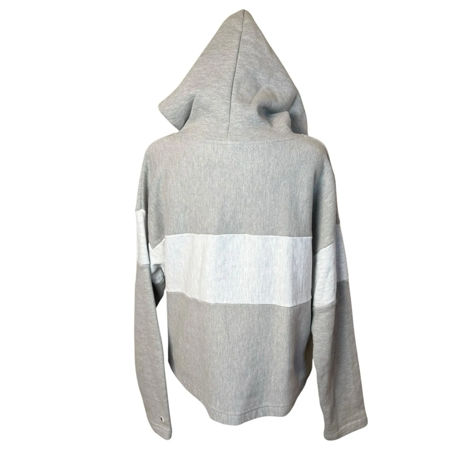 Champion Reverse Weave Womens Cropped UT Tennessee Vols Hoodie Gray Orange Large - Image 4