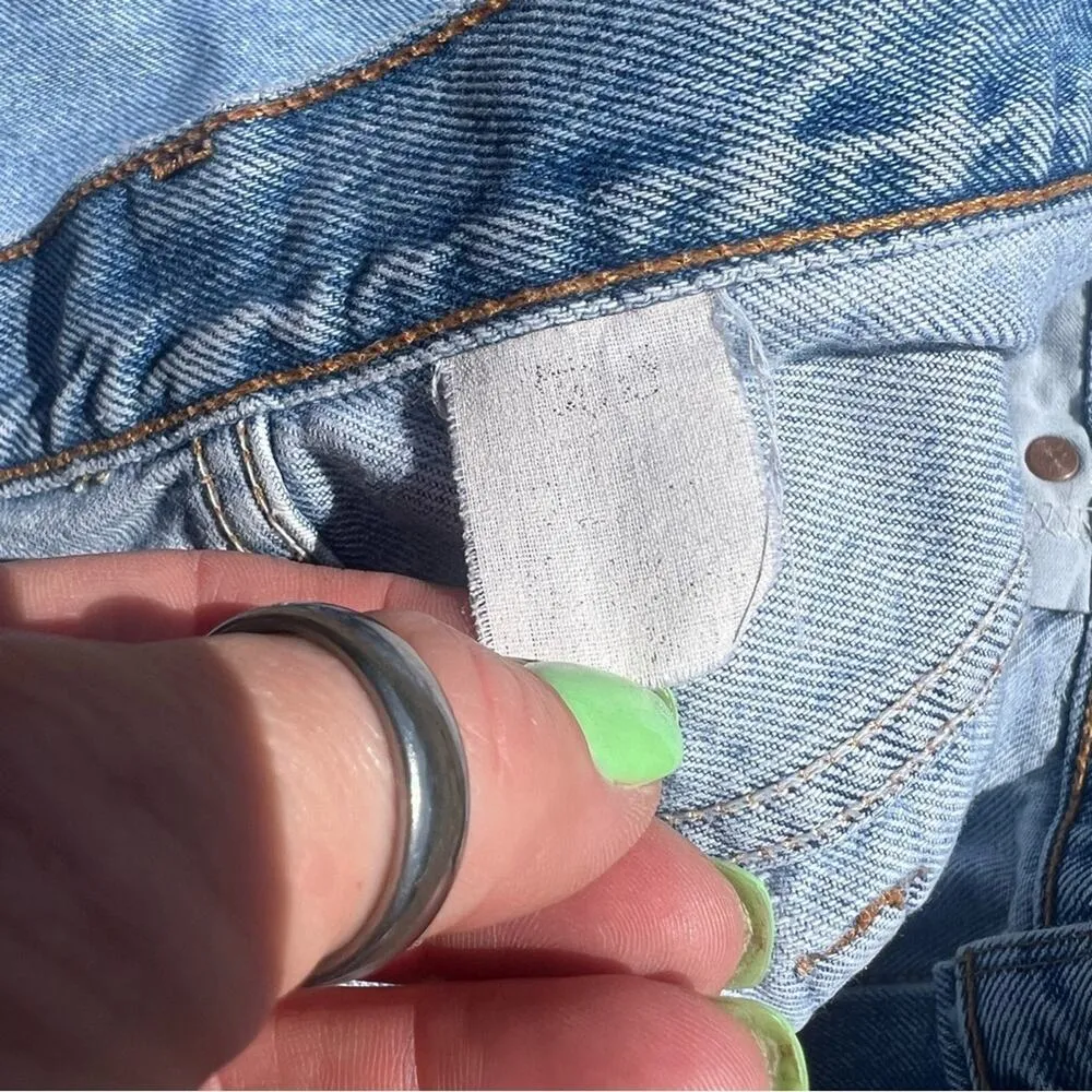 Vintage 90s Levi’s 550 Wedgie High Rise taper leg Mom Jeans 18W - Image 6