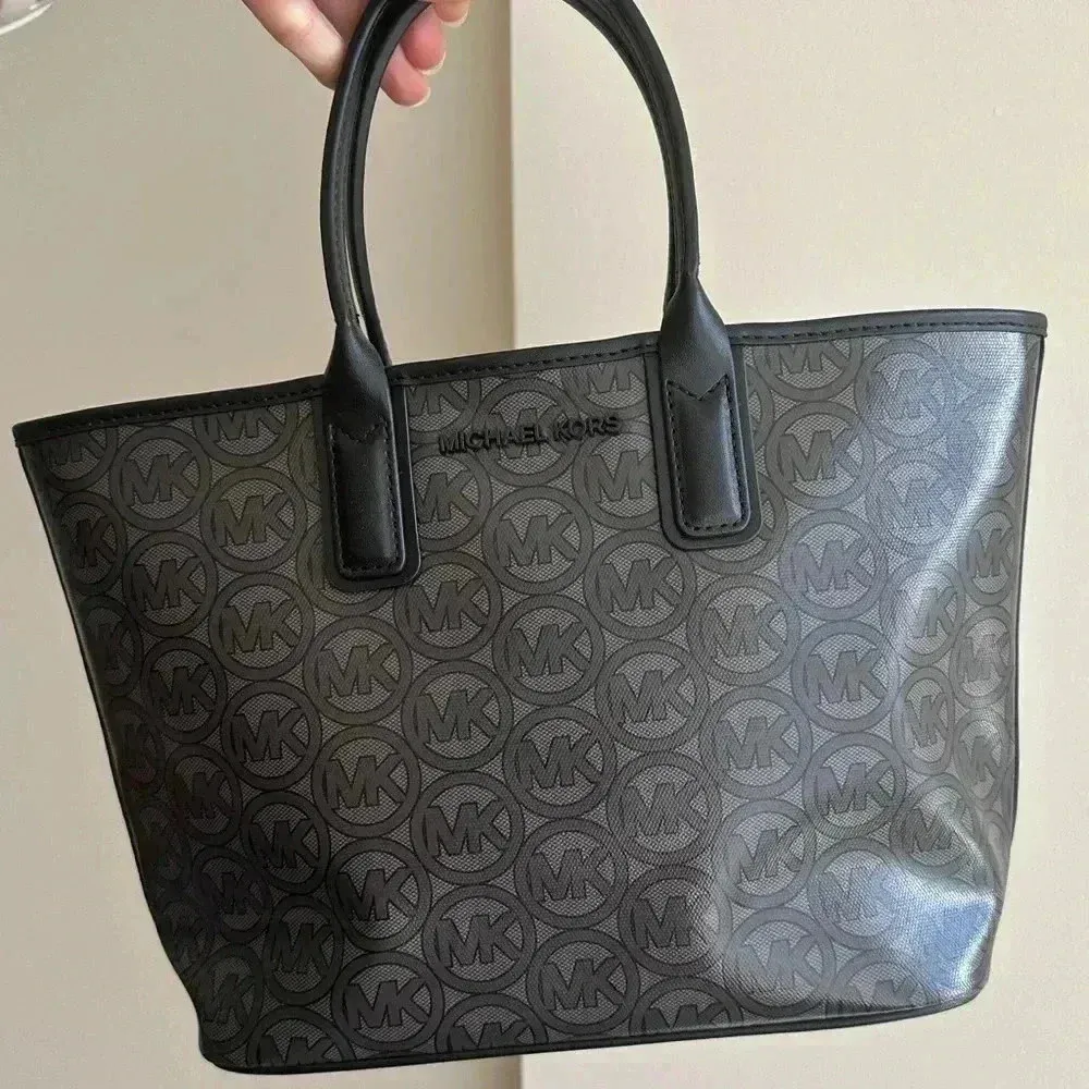 MICHAEL KORS Jodie Small Logo Jacquard Tote Bag Small Tote - Black MSRP $348 NWT - Image 5