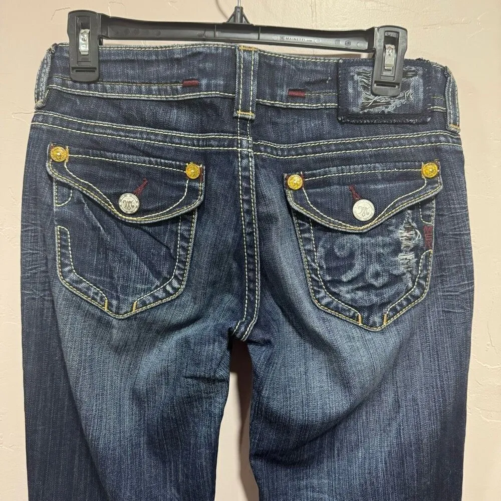 MEK Denim Baltimore Bootcut Jeans Medium Wash 28 X 34 Blue - Image 7