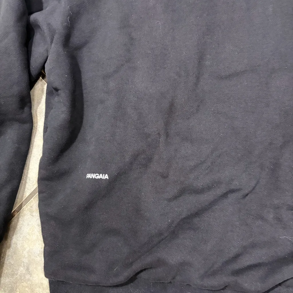 Pangaia Hoodie Womens Sz S Black 365 Heavyweight Organic Cotton Preppy Streetwea - Image 14