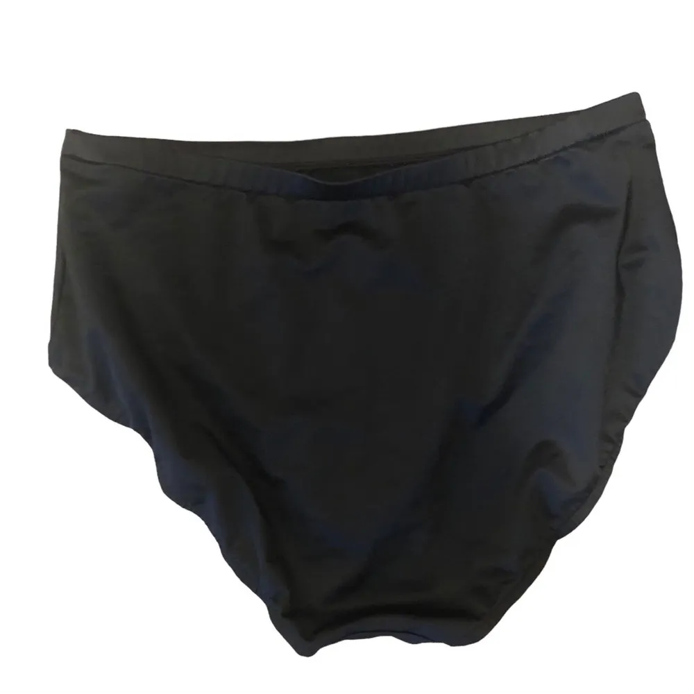 Trimshaper Solid Allover Control Swim Briefs Sz 12 Dk Brown Full Coverage - Image 3