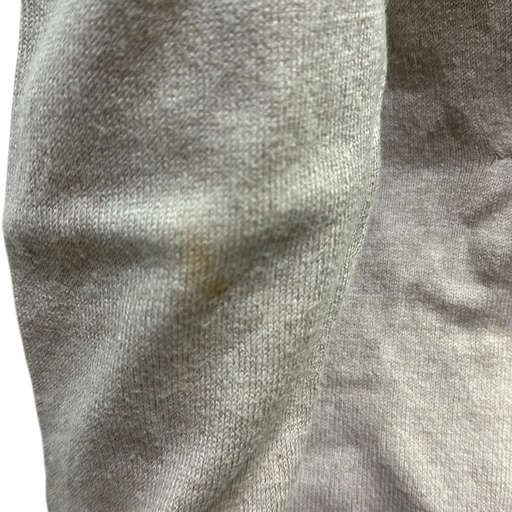 Boston Proper Tan Open Front Cardigan Knit Pocket Sweater Womens Medium - Image 13