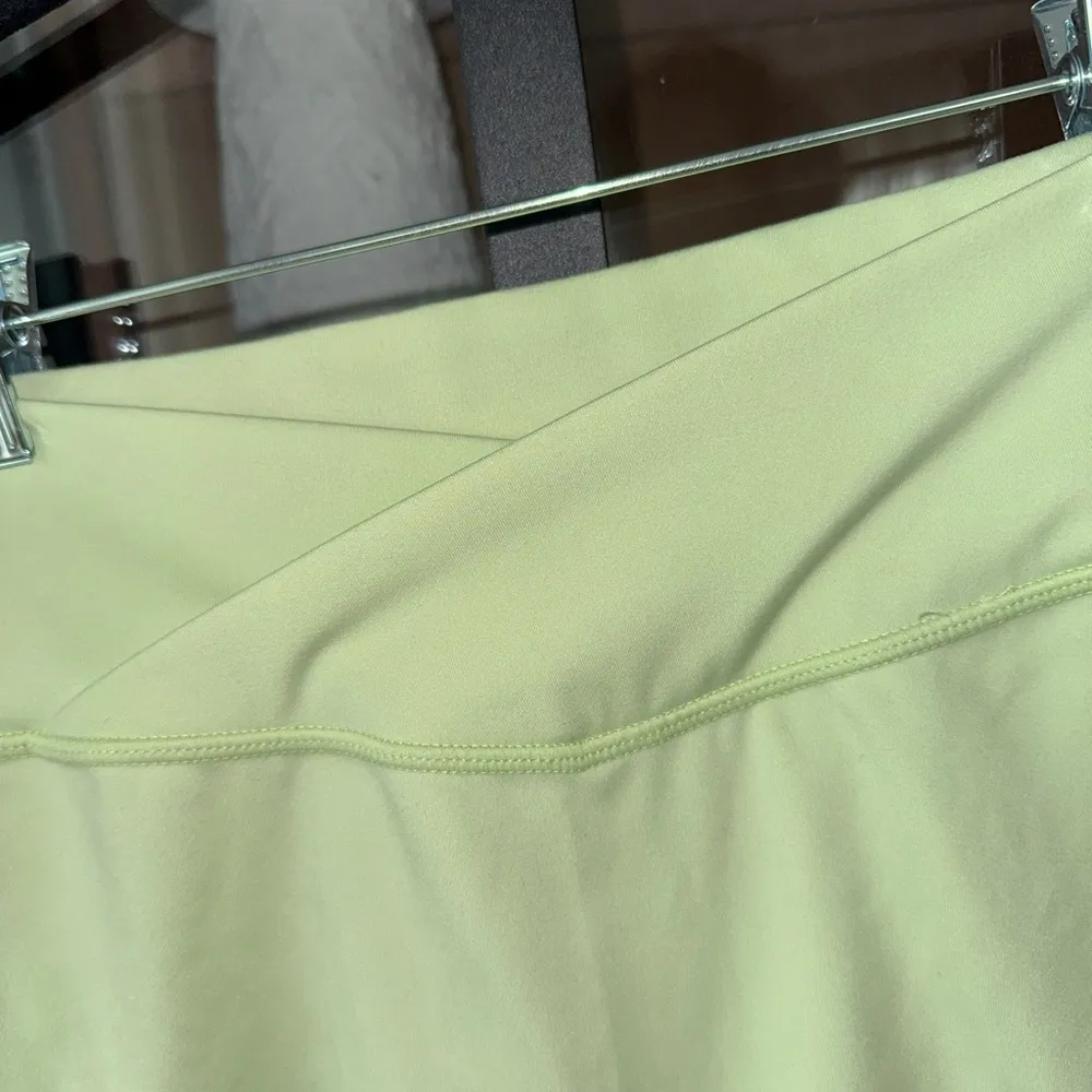 437 V Criss cross biker shorts iced matcha mint high rise alix earle workout - Image 7