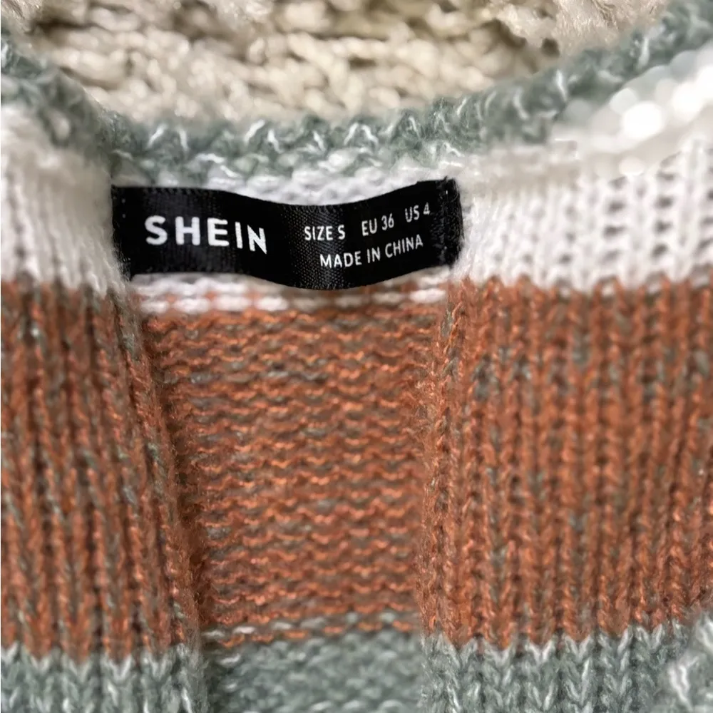 Ribbed Long Sleeve knitted mini dress Size S - Image 4