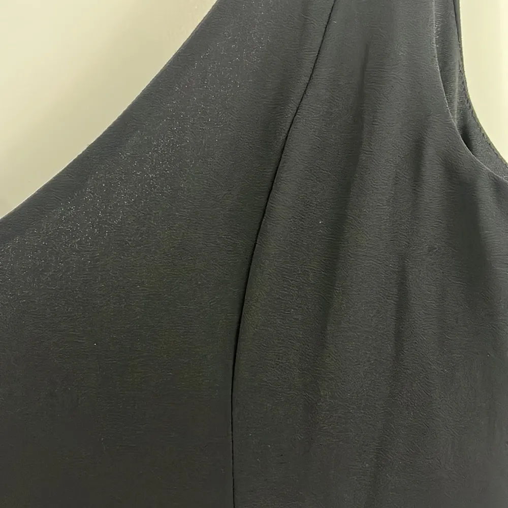 Show Me Your Mumu X-Large Black Tank V-Neck Maxi Crepe Formal Dress - Image 7