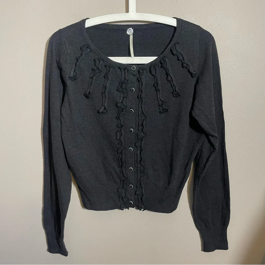Margaret O’Leary Merino Wool Blend Cardigan Sweater - Image 6