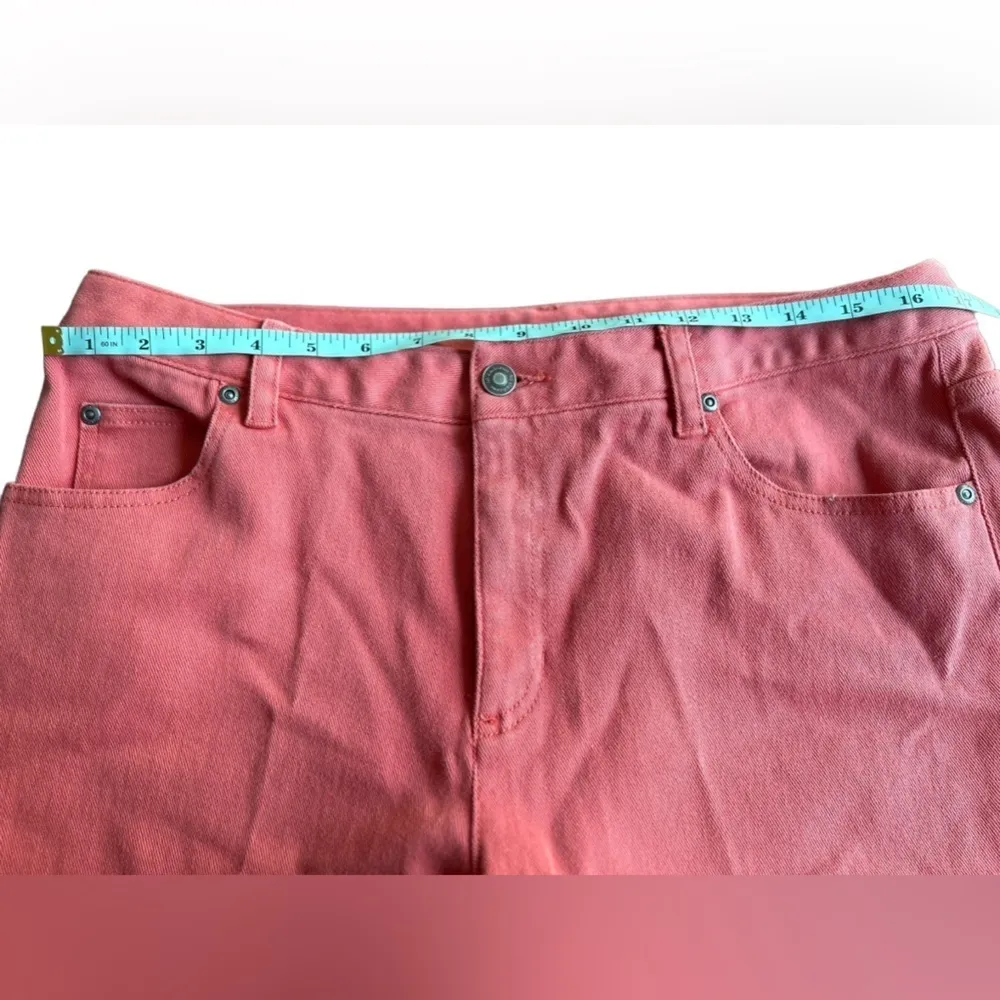 Liz Claiborne Jeans Womans Coral Pink Jean 12‎ - Image 9