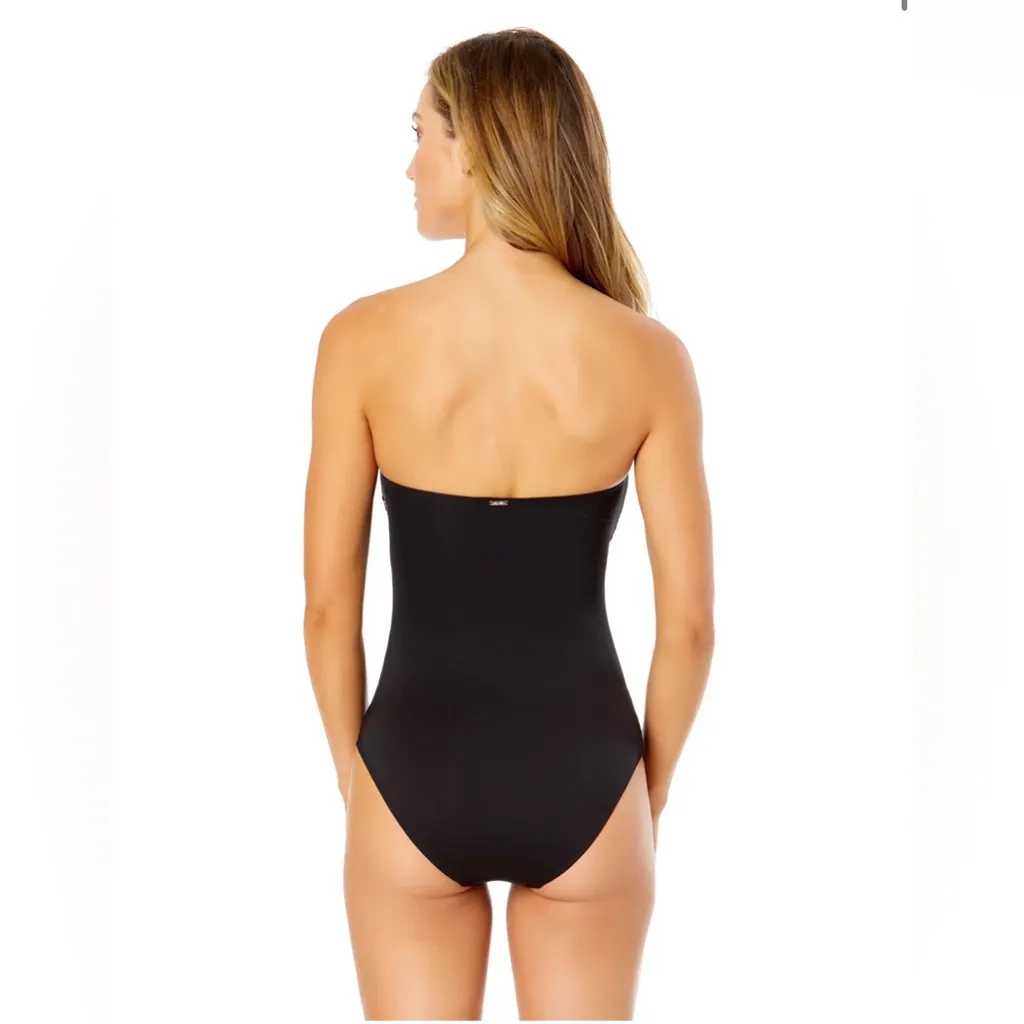 Anne Cole Live in Color Twist Front Shirred One Piece Swimsuit* - Image 2