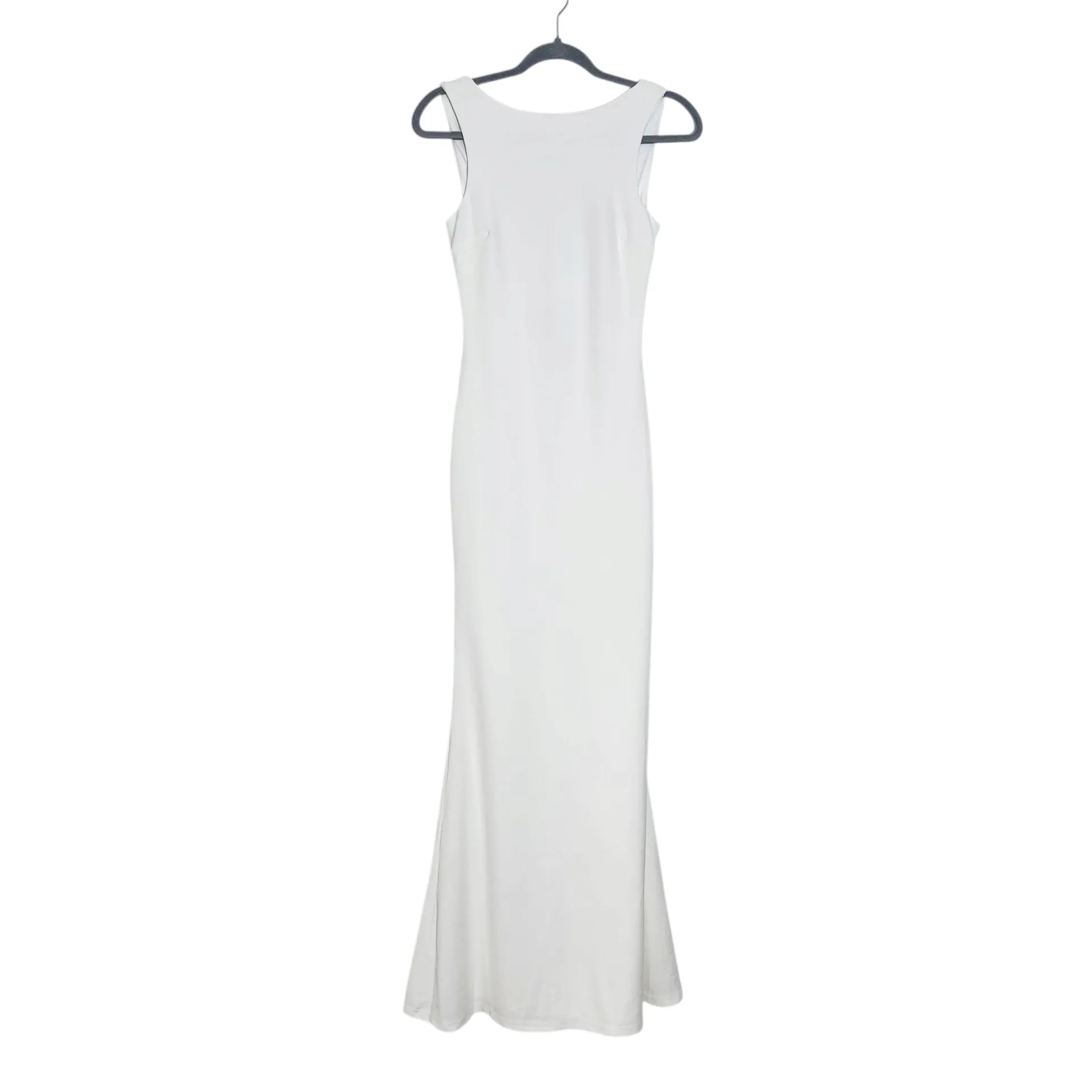 Lulus White Sleeveless Mermaid Formal Dress NWT Size XS White Cocktail Dress - Image 3