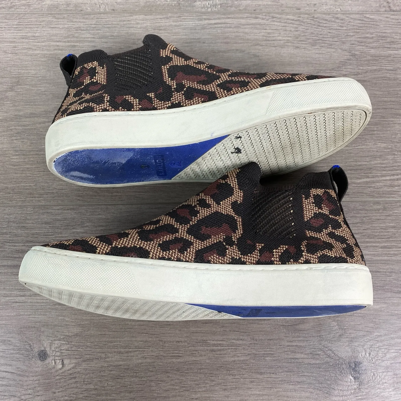 Rothy’s Wildcat Cheetah Print Chelsea Sneaker Sz.7.5 - Image 10