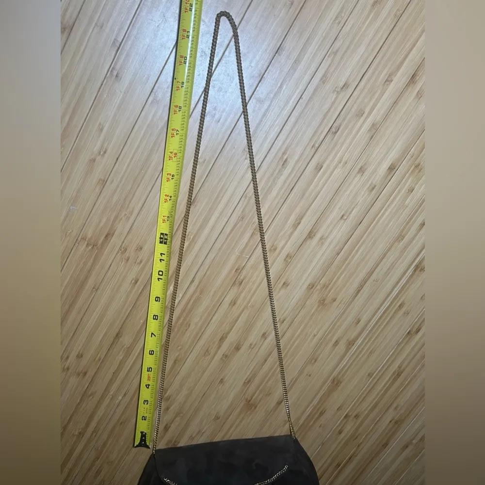 Salvatore Ferragamo Crossbody Bag Suede Brown Used - Image 8