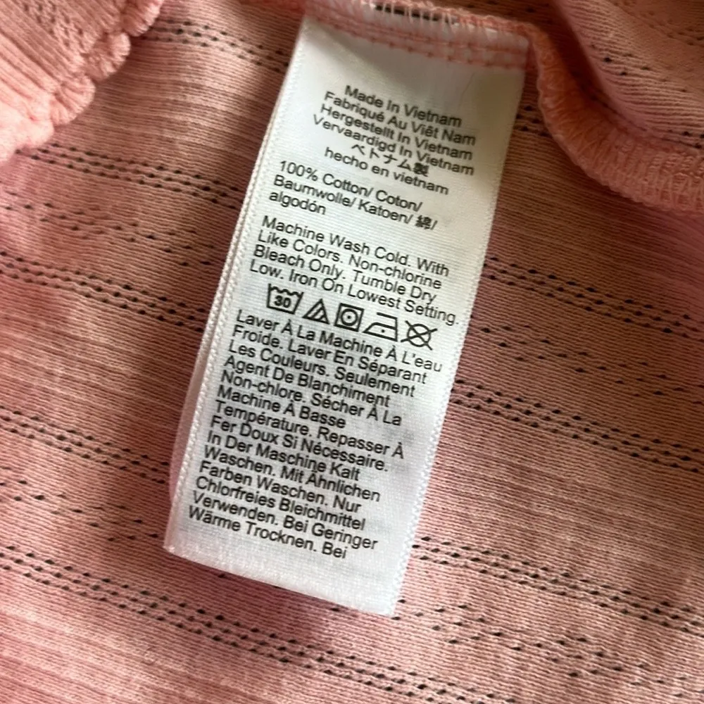 J.Crew  Pink Pointelle Tank Top Medium - Image 7