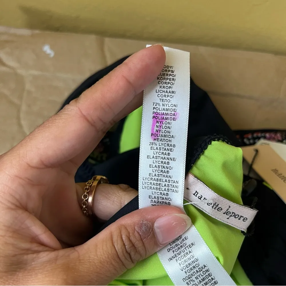 Nanette Lepore Mantra Goddess Cross Back One Piece - Image 9