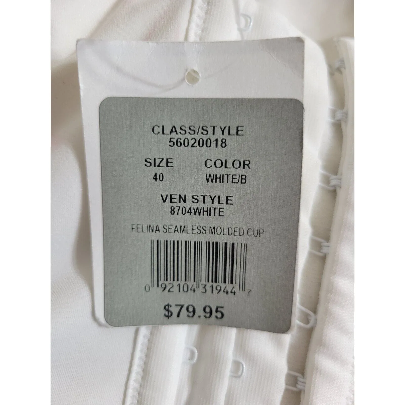 David's Bridal White Intimates Robe - Image 3