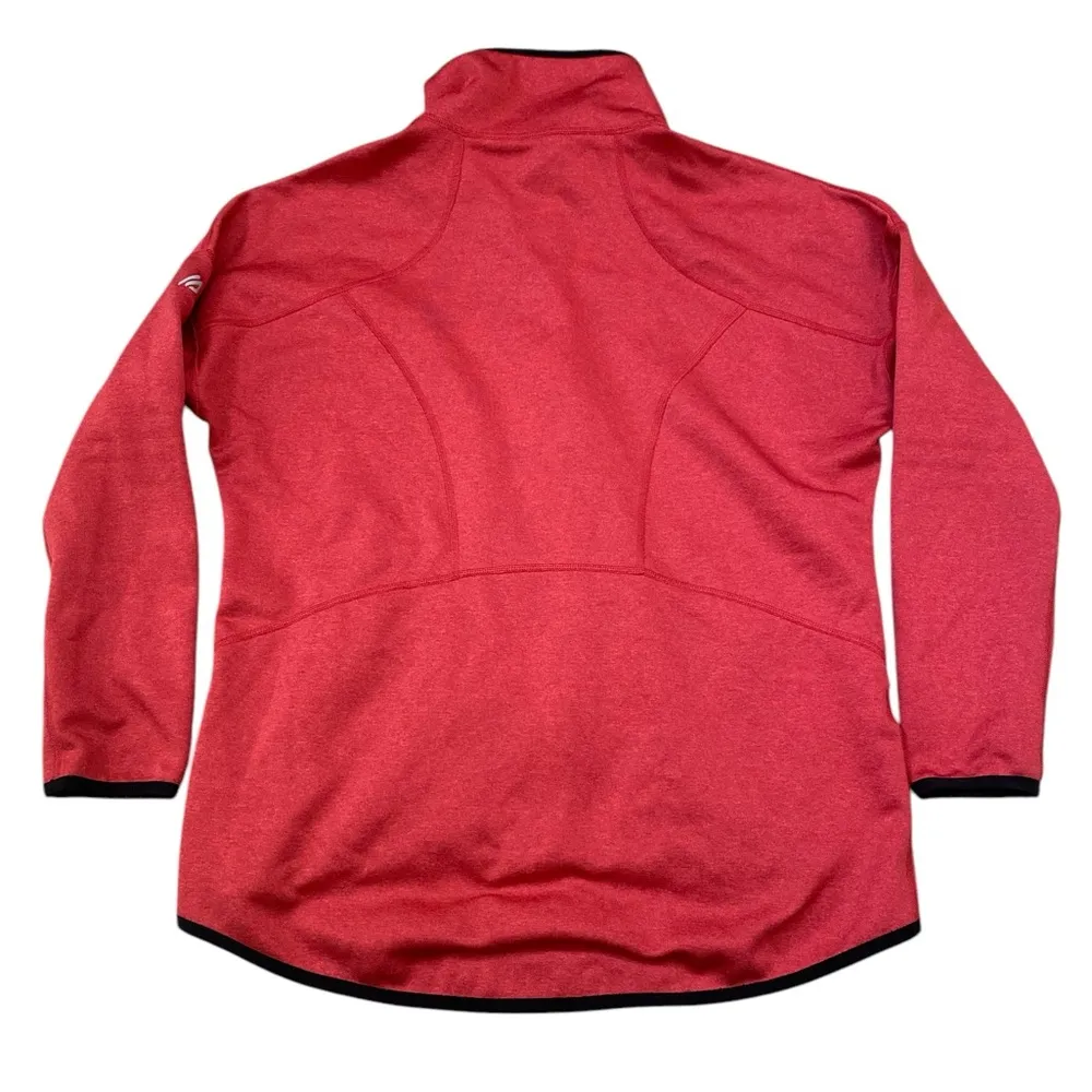 Eddie bauer after burn 2.0 red fleece full zip activewear jacket - Image 2