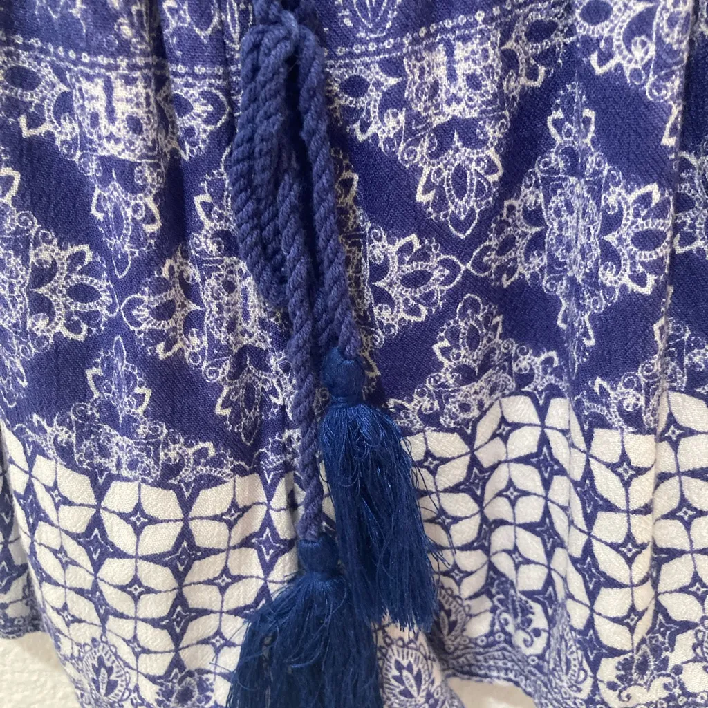 Raga Blue Boho Pom Pom Romper XS | Festival Gypsy Style - Image 4