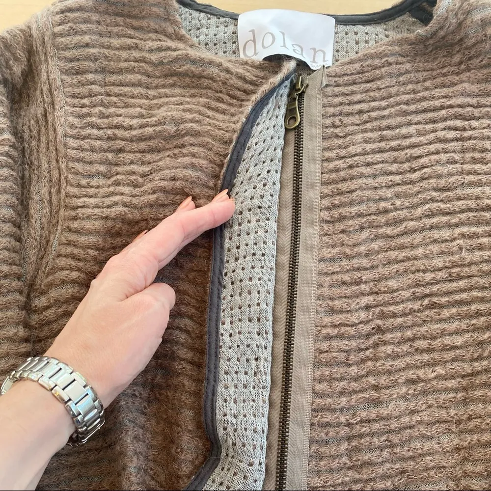 Dolan Left Coast Anthropologie Zip Up Cardigan Sweater Jacket - Image 5