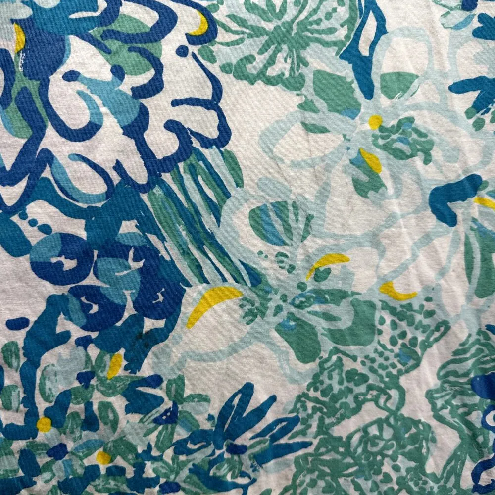 Lilly Pulitzer Monterey Dress Tank Racerback Scoop Allover Floral In a Pinch XL - Image 7