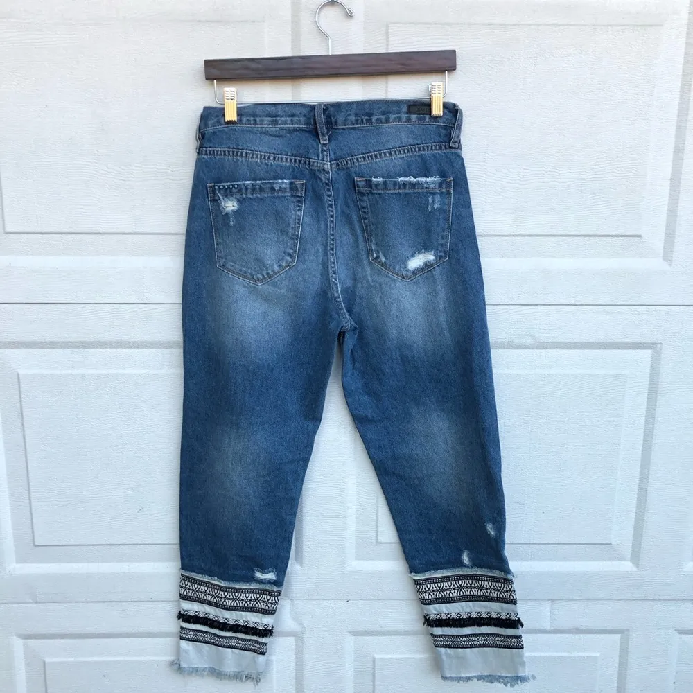 Jeans Miss Molly High Rise Waisted Embellished Size 29 Blank NYC Women’s - Image 4