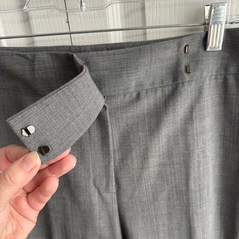 Alex Marie wool blend gray trousers size 10 - Image 2