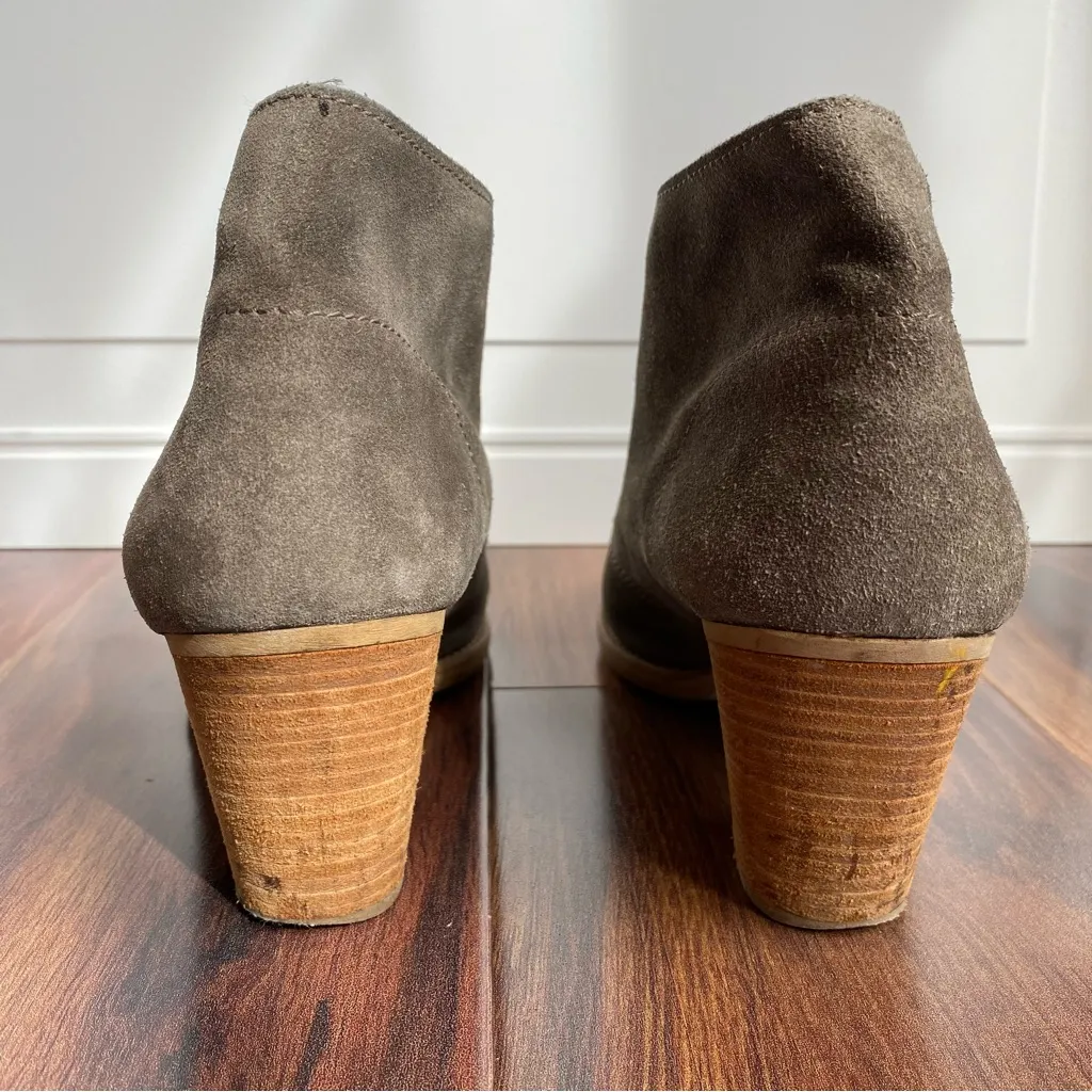 **Final Price**Madewell 1937 Footwear Sandstorm Suede Chunky Ankle Booties - Image 4