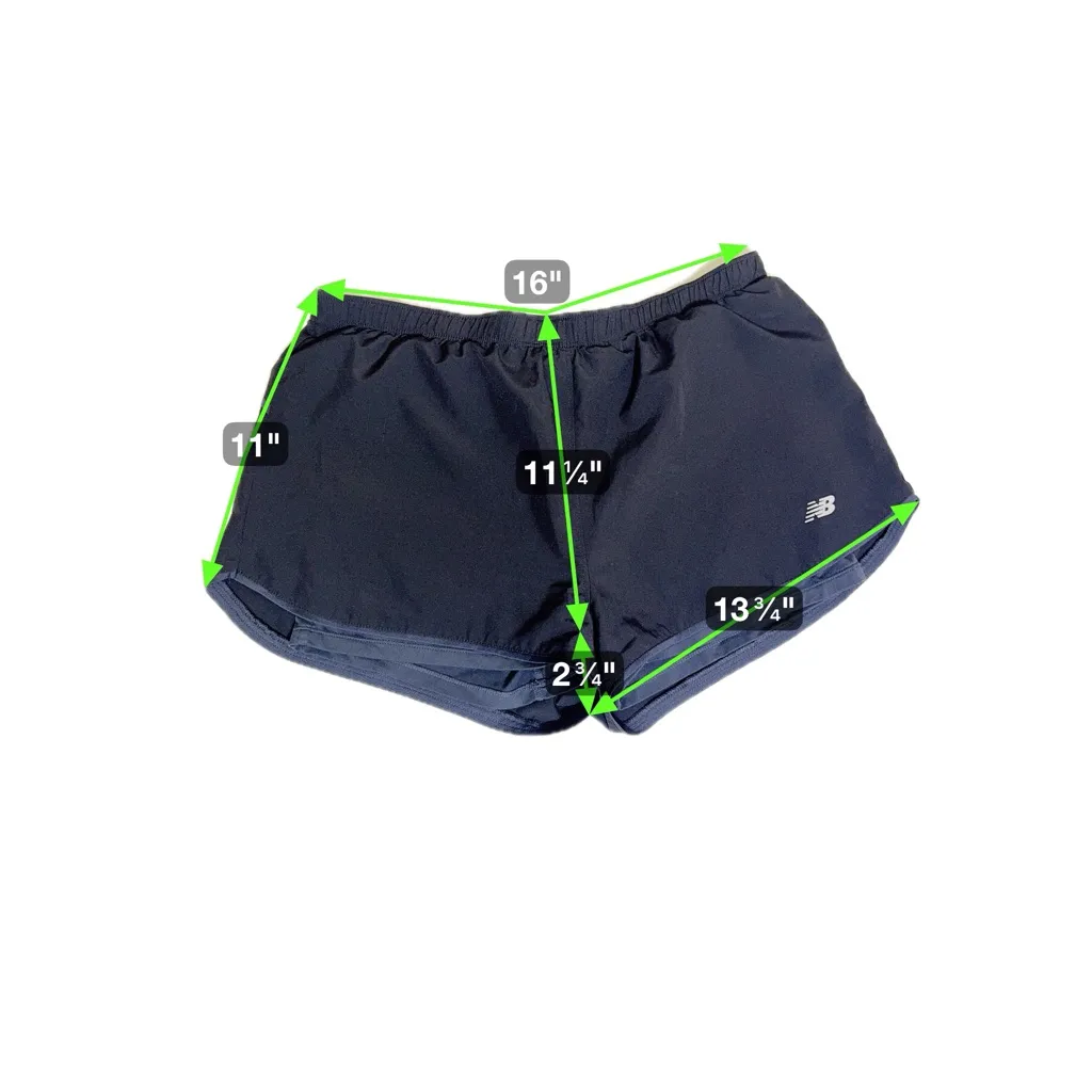 New Balance Lined Womens Running Shorts size L - Image 4