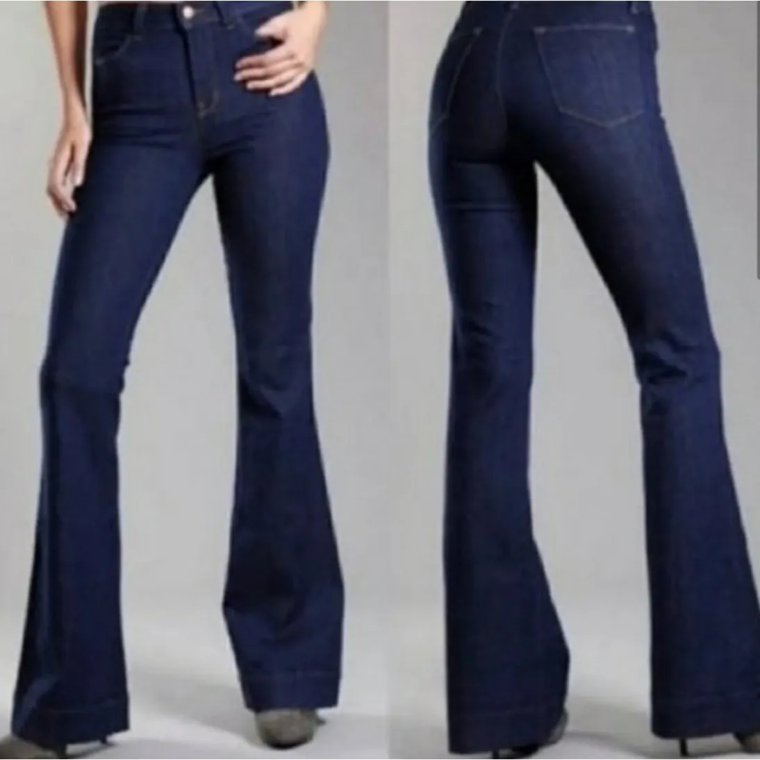J Brand The Doll Super Flare Sz 29 Indigo Blue Dark‎ Wash Stretch Jeans #1797 - Image 10