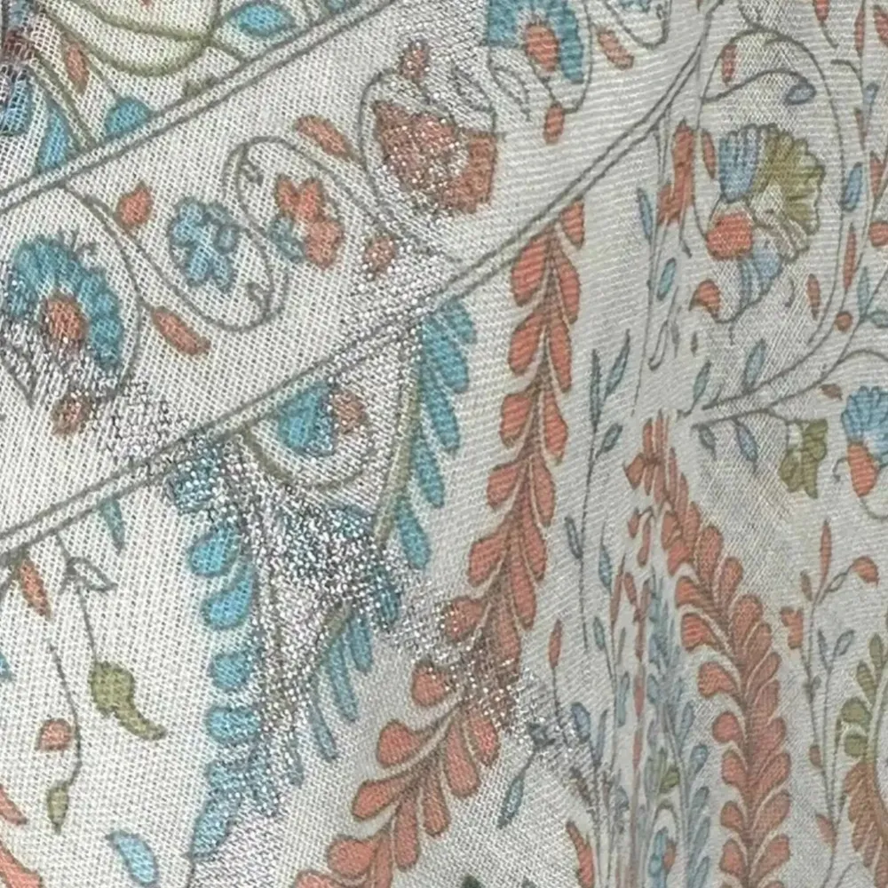 Lane Bryant Neutral Long Kimono Cover Up batik floral - Image 7