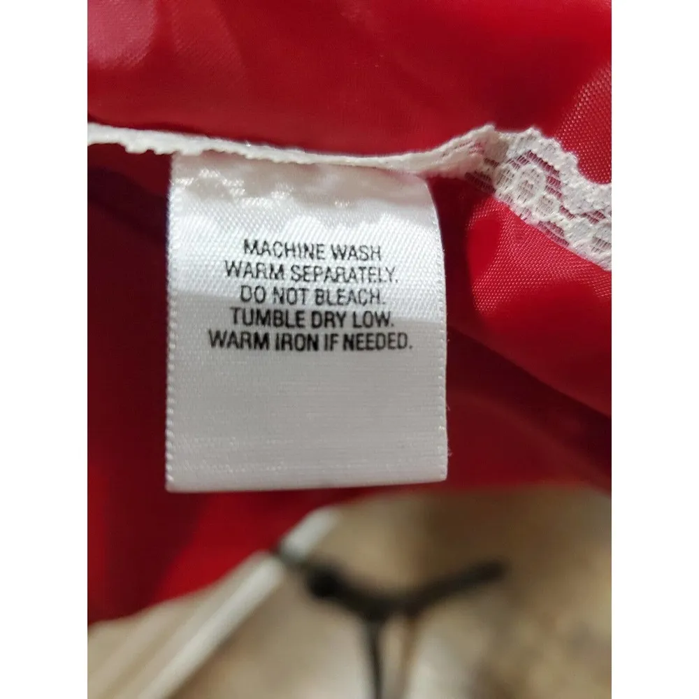 Apostrophe Women Red Polyester Long Sleeve Single Breasted Jacket Blazer Size 2 - Image 9