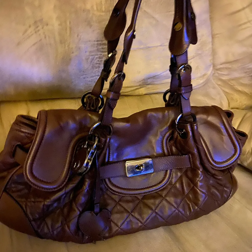 Brown Leather  shoulder bag - Image 12