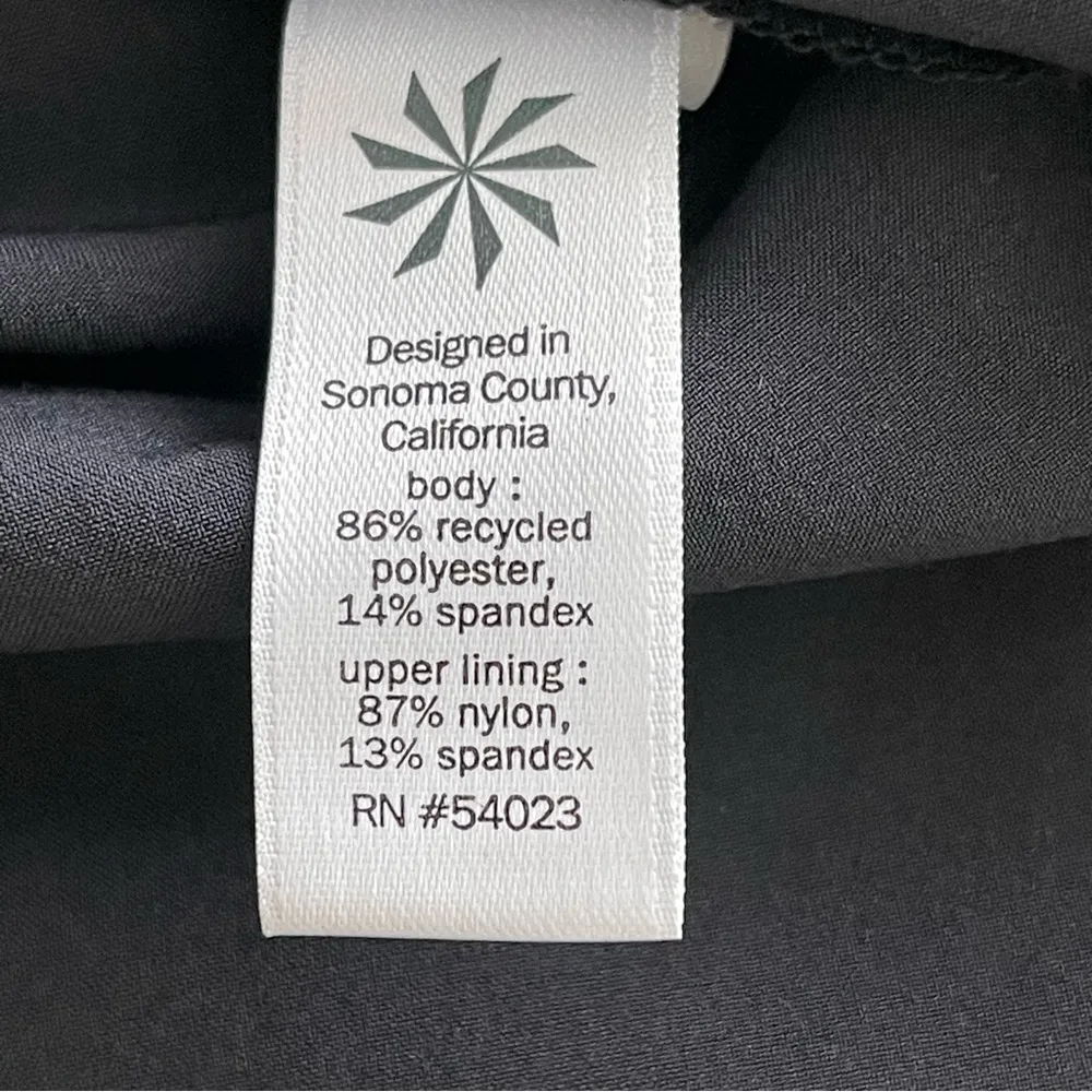 Athleta Anywhere Dress Women’s Size 4 Black Lightweight Waist Tie Strapless - Image 9