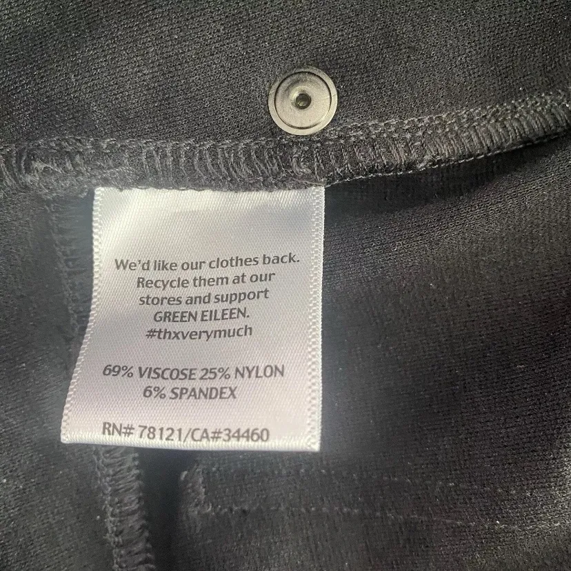 Eileen Fisher Filigree‎ Print Ponte Skinny Pants - Image 9