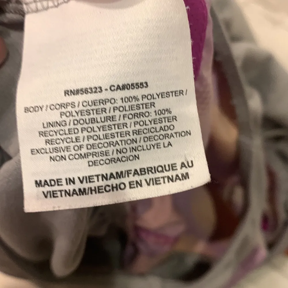 Nike DRI-FIT orange and purple athletic shirt with built in brief size L - Image 7