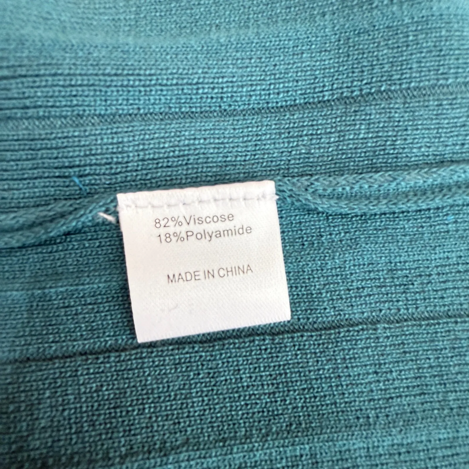 Zesica Green Teal Ribbed Sleeveless Dress New with tags Size Medium - Image 7