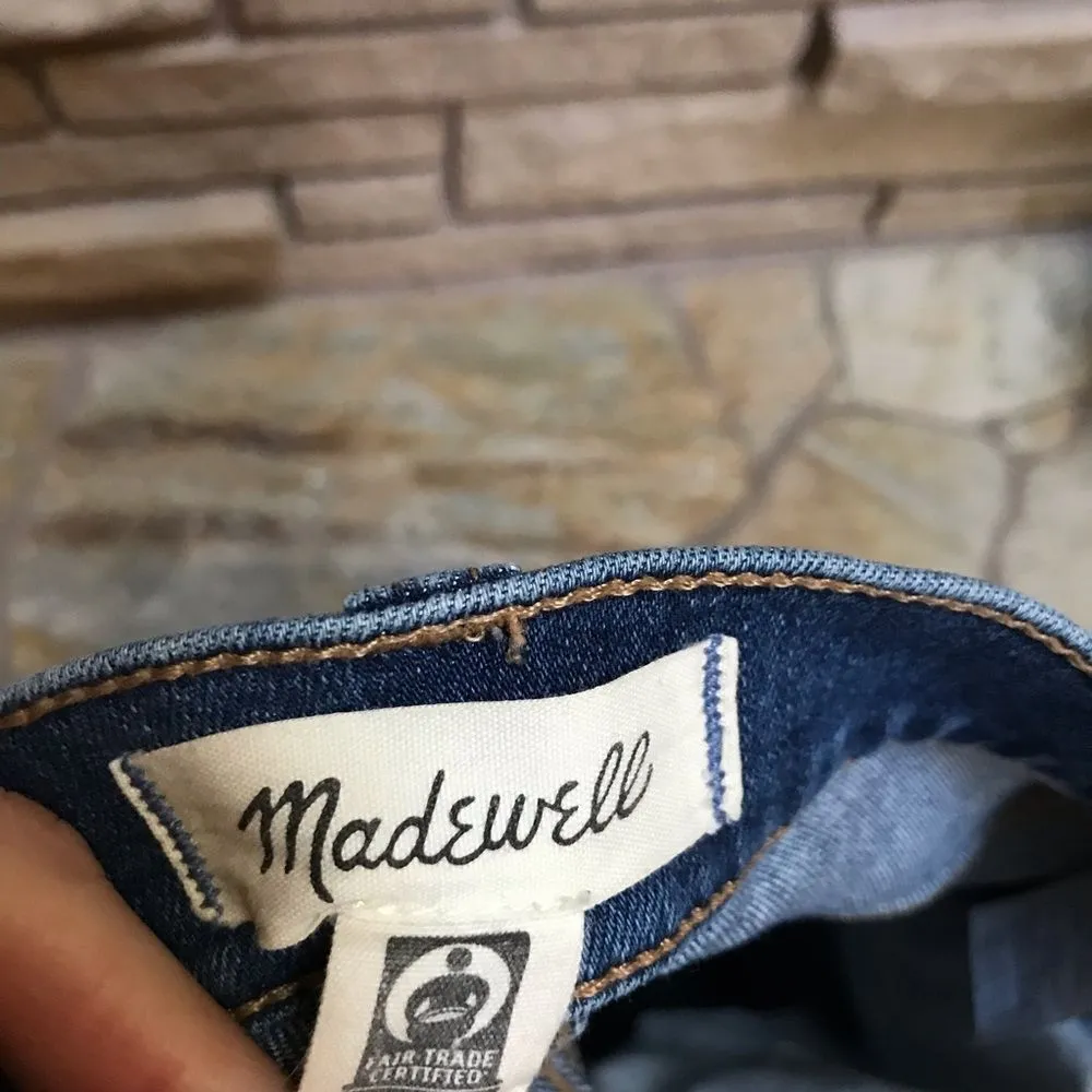 Madewell 10" High-Rise Roadtripper Jeans Ridgefield Wash: Zip-Front Edition 27 - Image 7