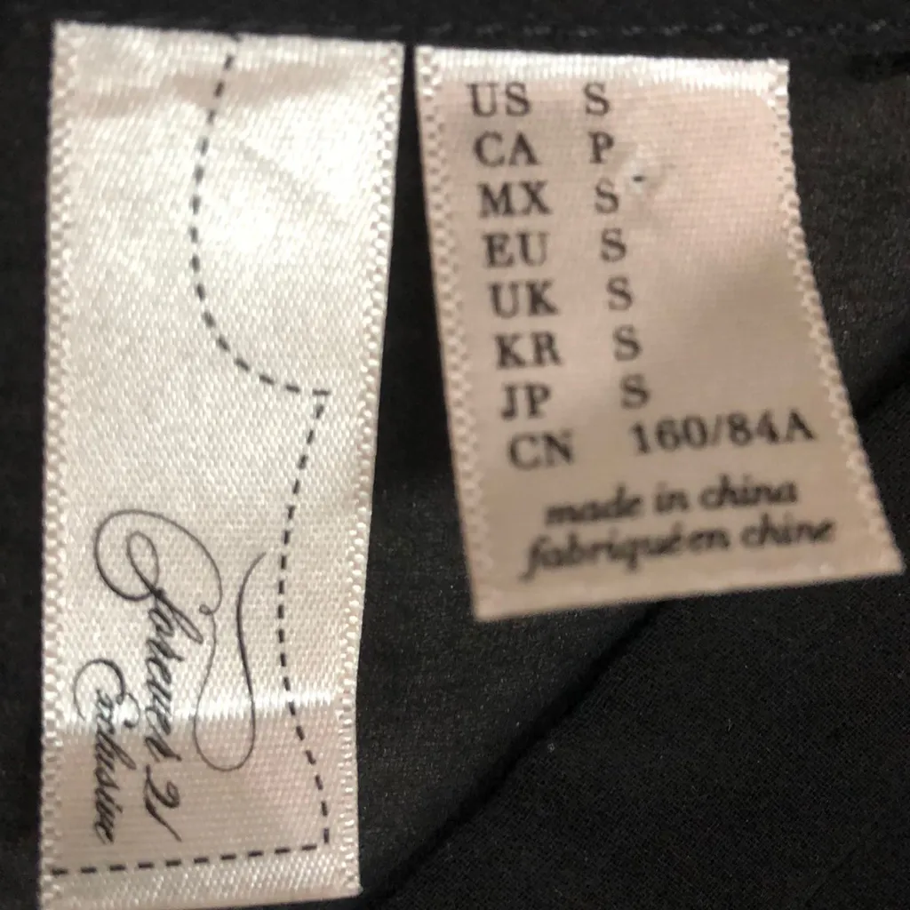 Size small Black dress. Sheet back - Image 3