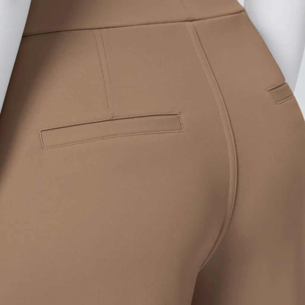 HALARA Women's Wide Leg Pants in Brown - Image 5