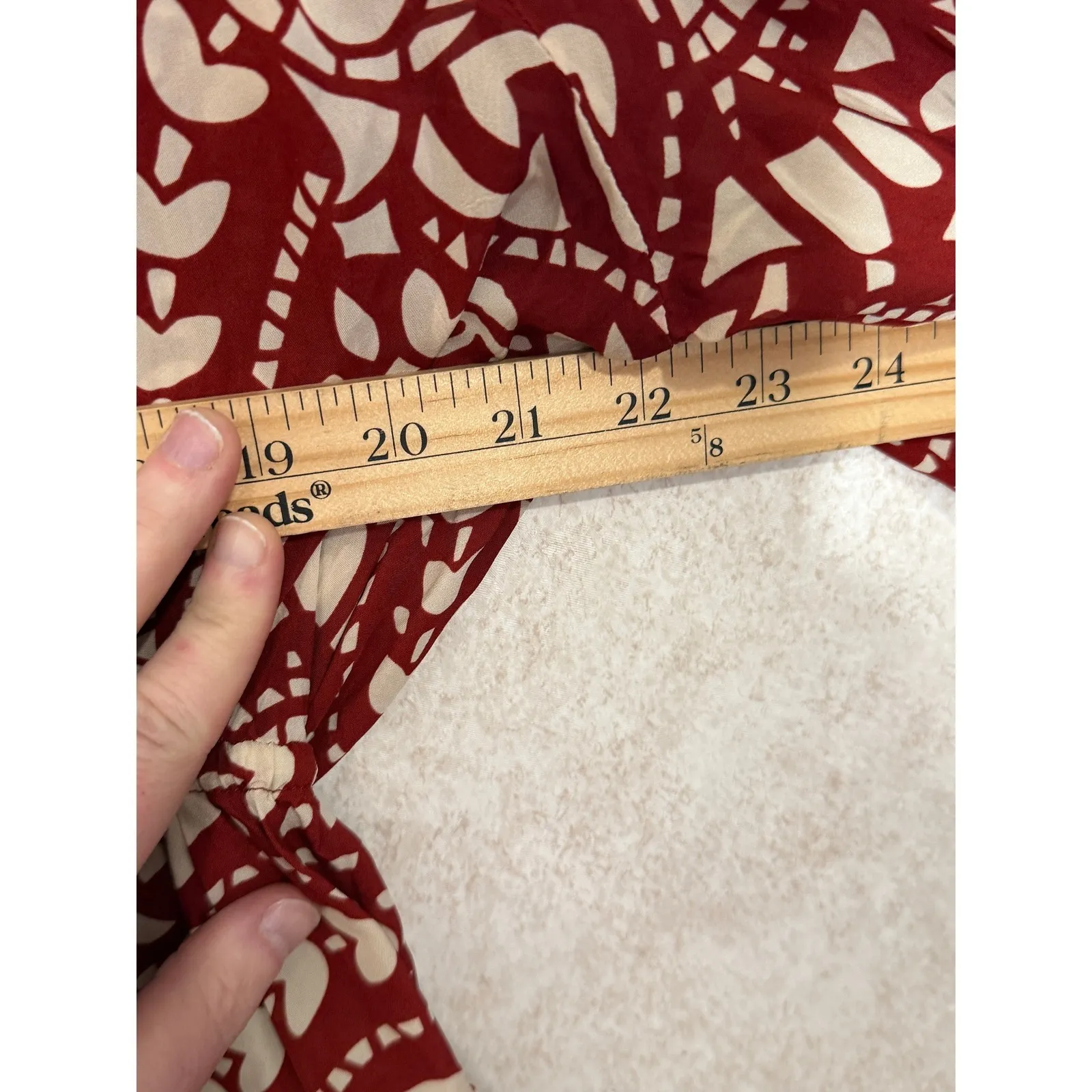 ba&sh Kimy Terracotta Print Viscose Lady Dress Size Large boho cottage fairy - Image 8