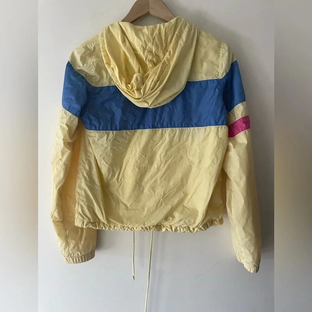 American Eagle Y2K Retro Windbreaker Color Block Zip Up Multicolor - Image 5