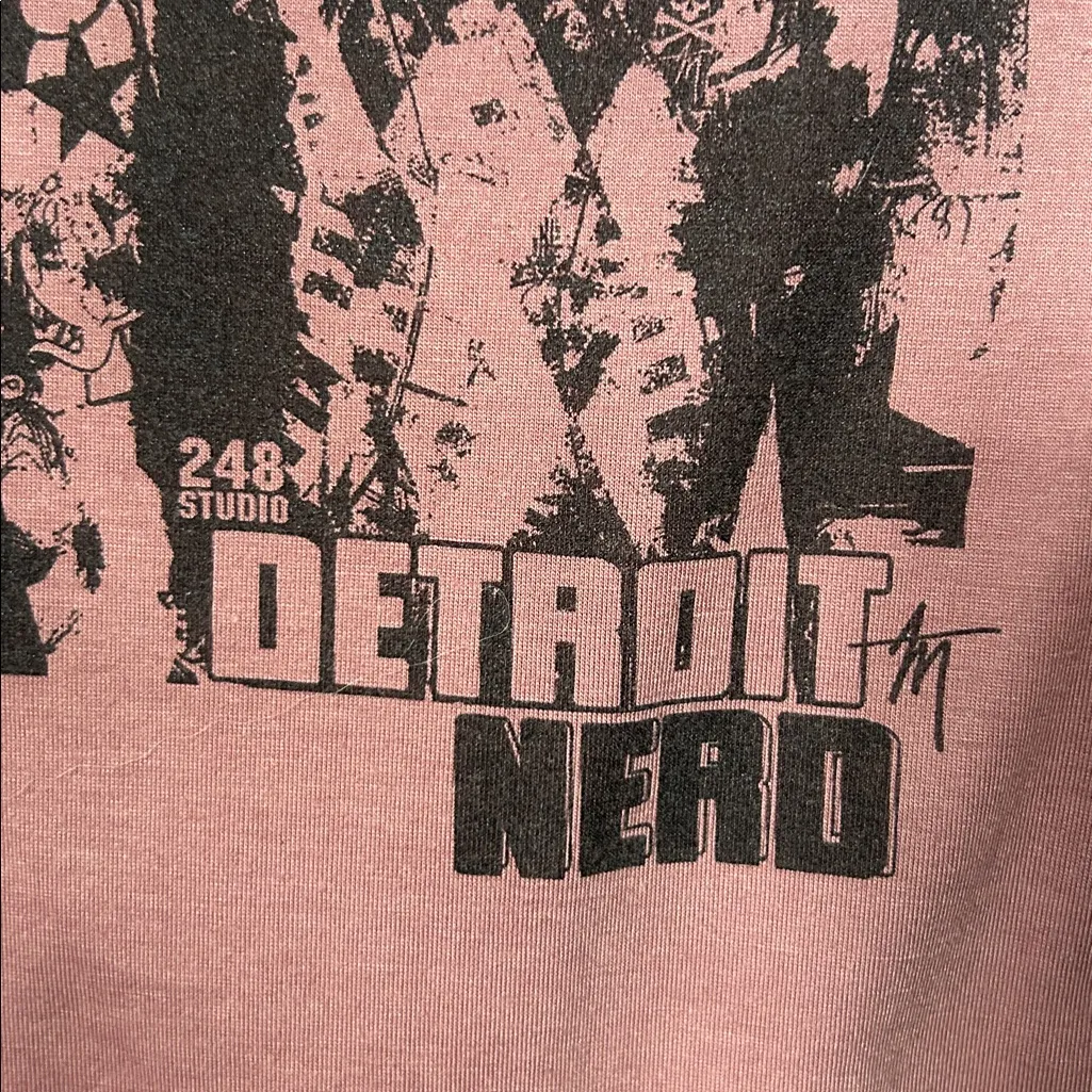 Detroit Nerd tank 248 Studio tank top M Pink Size M - Image 3