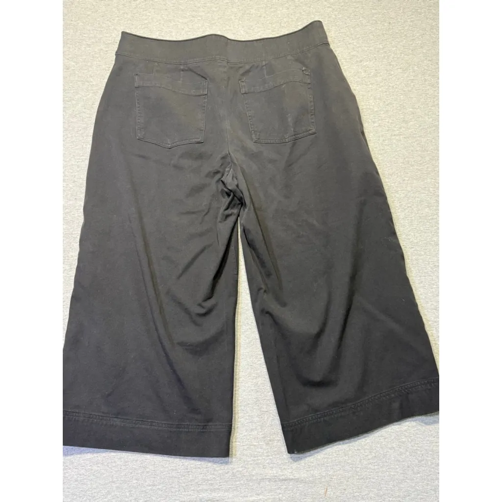 Women's Spanx Black 1X Cropped Wide Leg Pants - Image 3