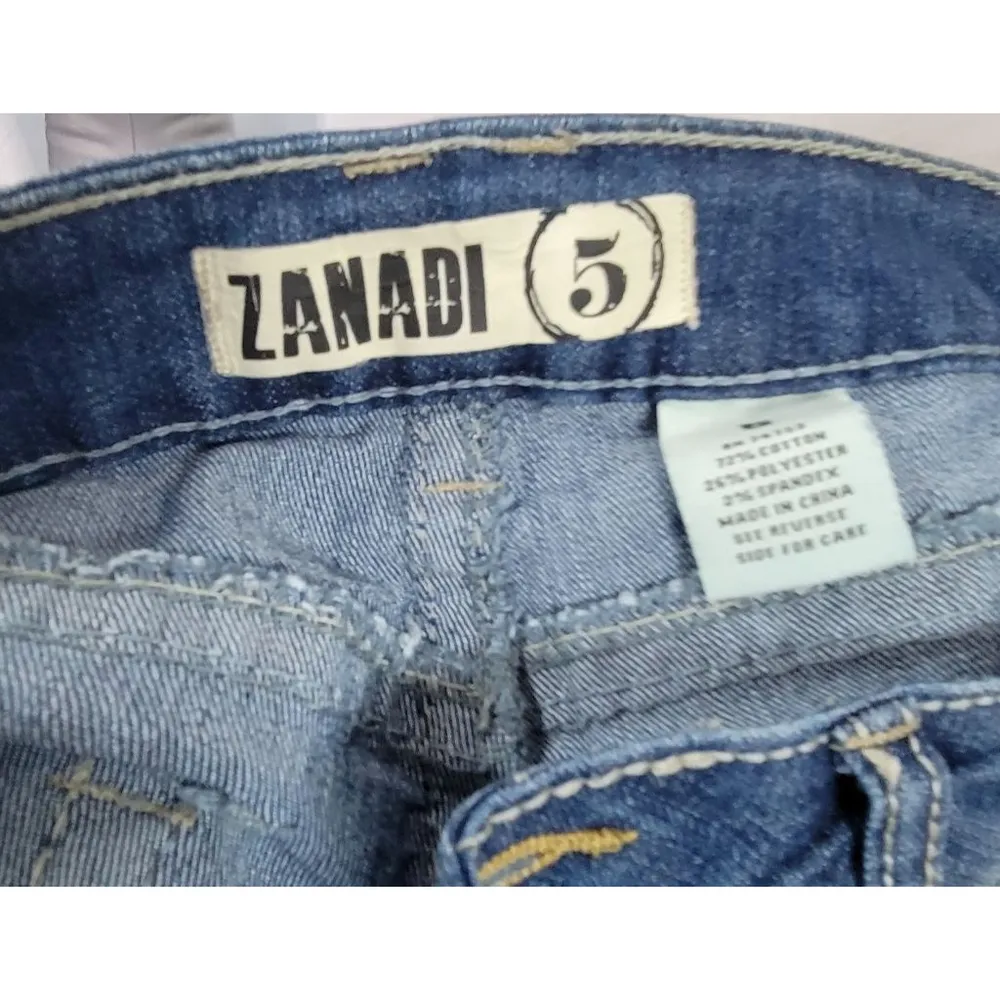 Zana Di Blue Denim Boot Cut Jeans Size 5 - Image 6