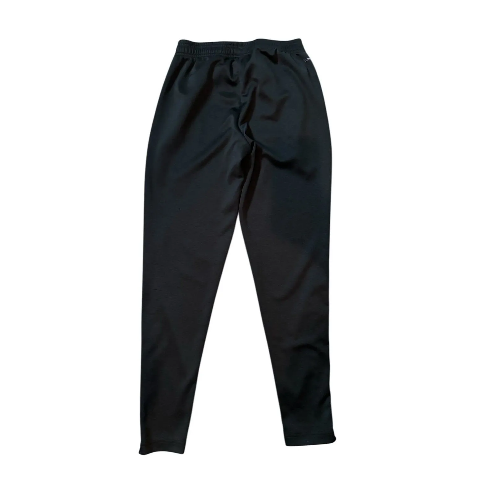 Adidas Womens Pants Small Black Ankle Zip Track Joggers Sweatpants Running - Image 3
