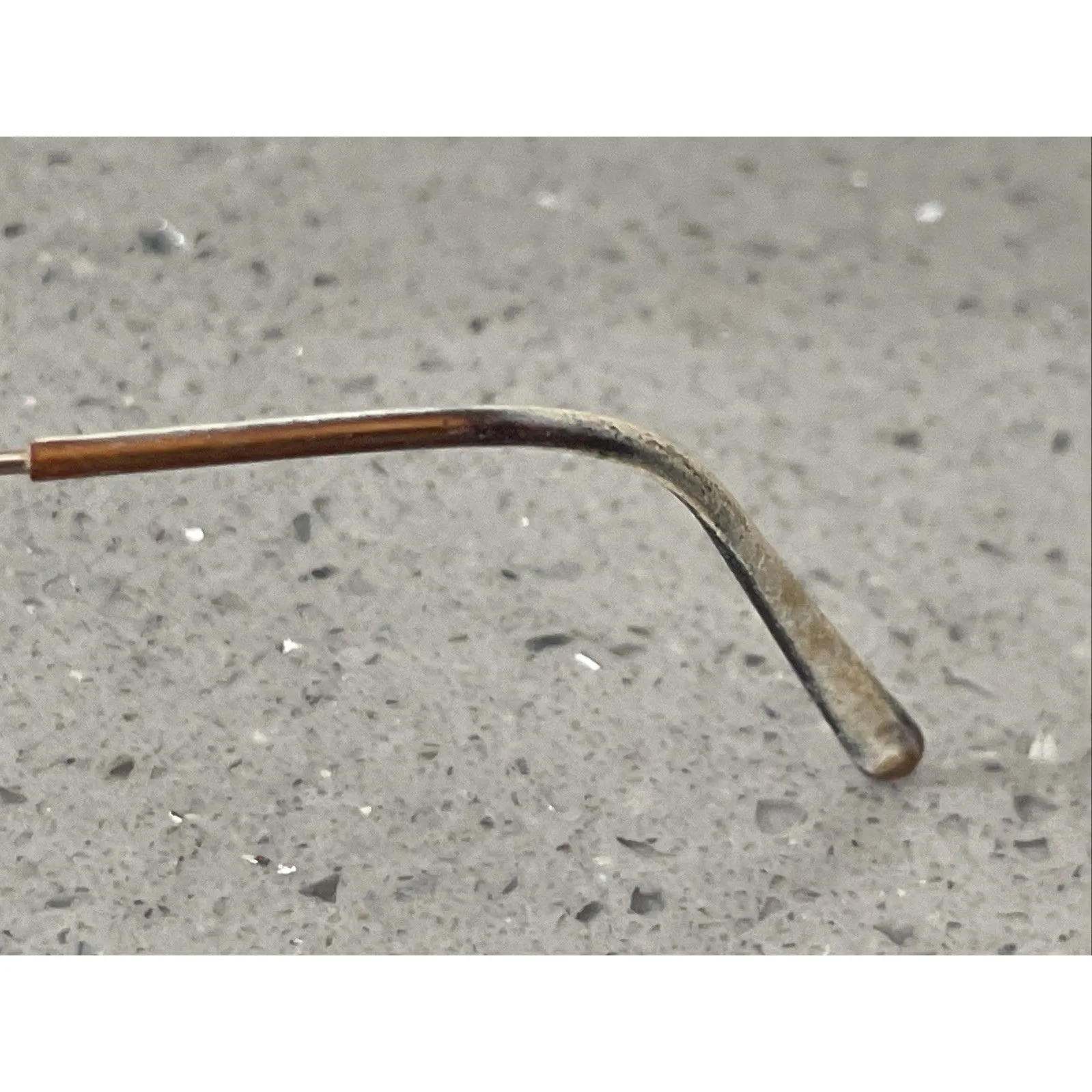 Anne Klein Eyeglasses 50-18-135 2025 K1046 Gold bronze half rim Frames ONLY - Image 6