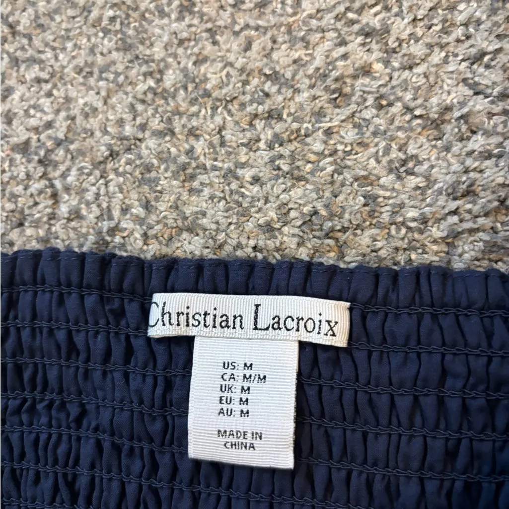 Christian Lacroix Cropped Tank Top - Image 2