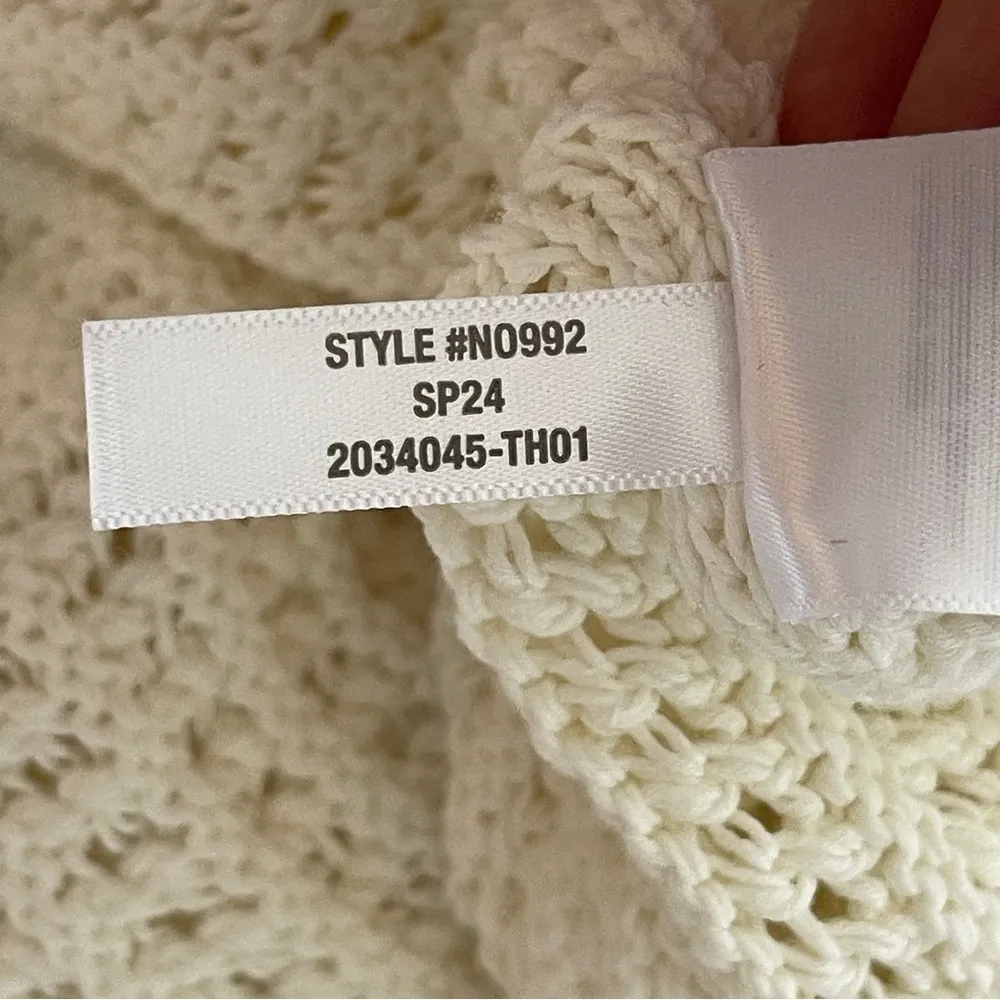 Madewell Crochet-Knit Crewneck Sweater Tank Size XS - Image 8