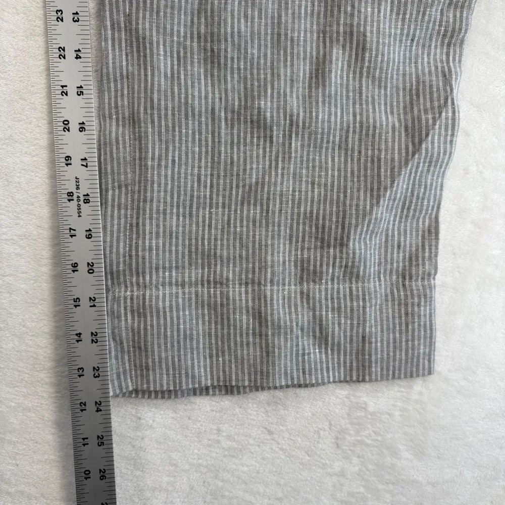 Everlane Linen Striped Jumpsuit Wide Leg Sleeveless Casual Size 10 NWOT- no belt - Image 7