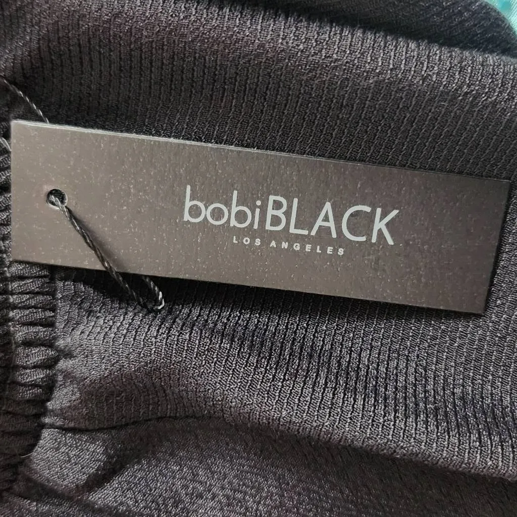 Bobi Mock Turtleneck Black Blouse NWT Size Small Revolve Black Turtleneck - Image 7